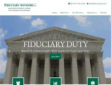 Tablet Screenshot of fiduciaryadv.com
